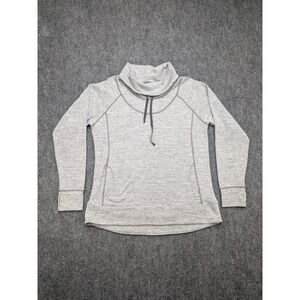 Kuhl Lea Pullover Women's XL Gray Heather Funnel Neck Sweatshirt‎ Outdoorsy Hike